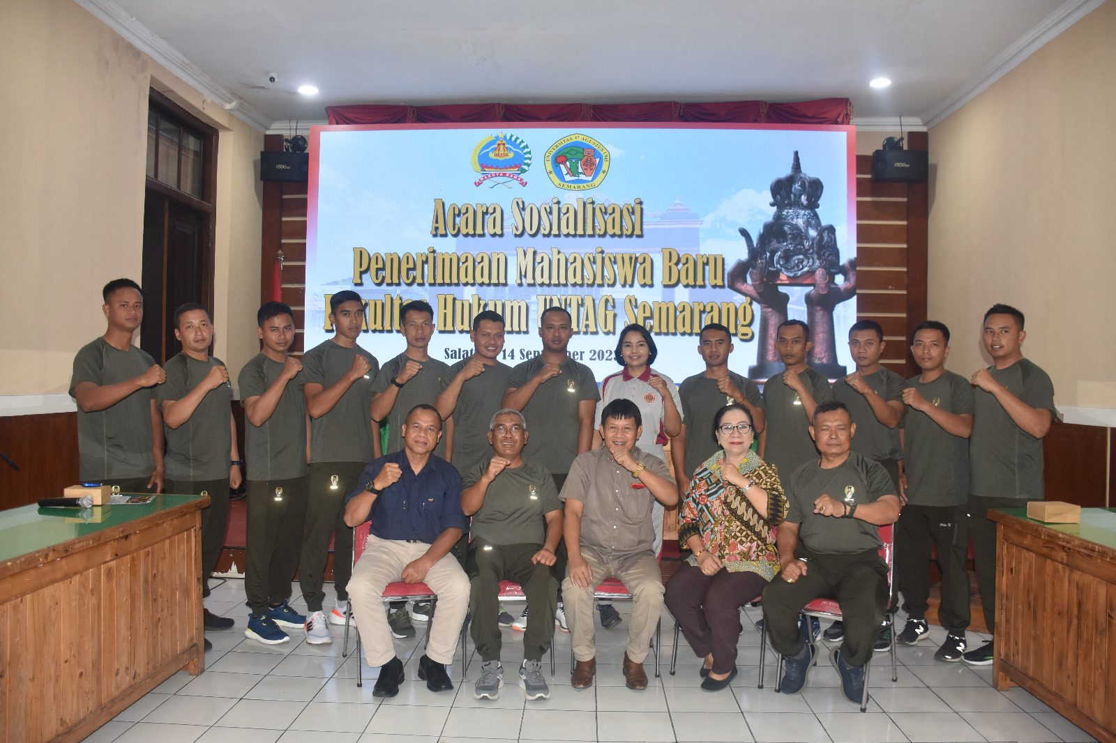 Untag Semarang Sosialisasikan Penerimaan Mahasiswa Baru di Korem 073/Makutarama 